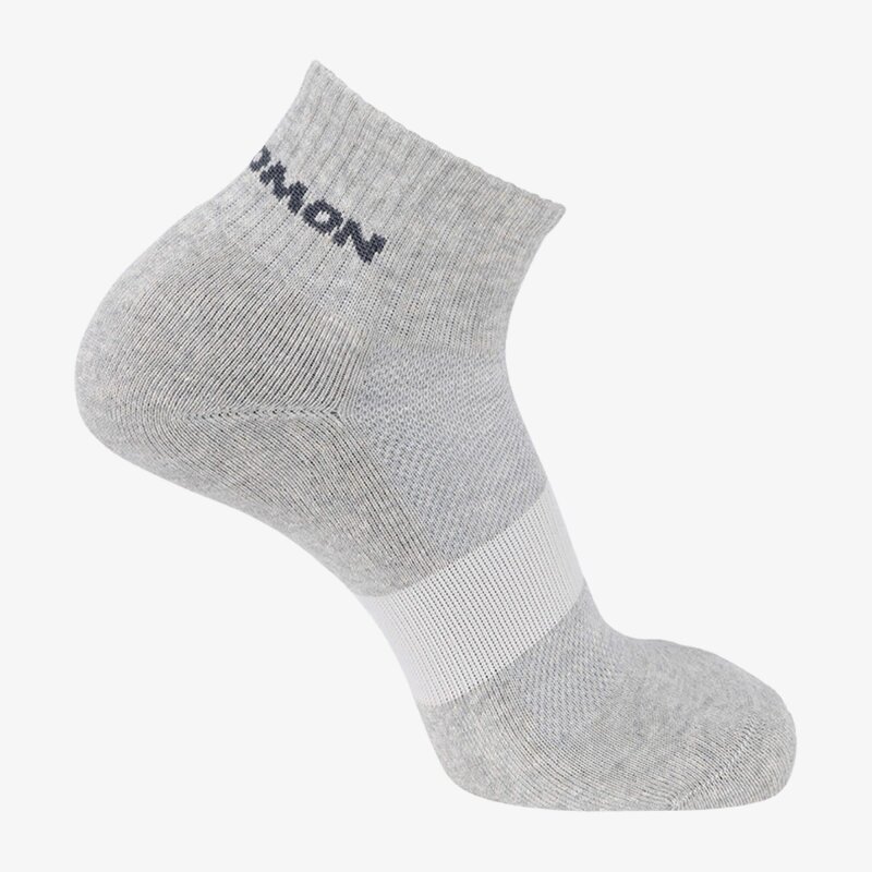 Salomon Evasion Ankle 2-Pack Gri Unisex Çorap - 2