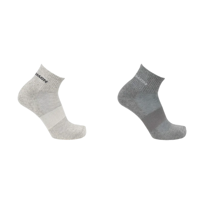 Salomon Evasion Ankle 2-Pack Gri Unisex Çorap 