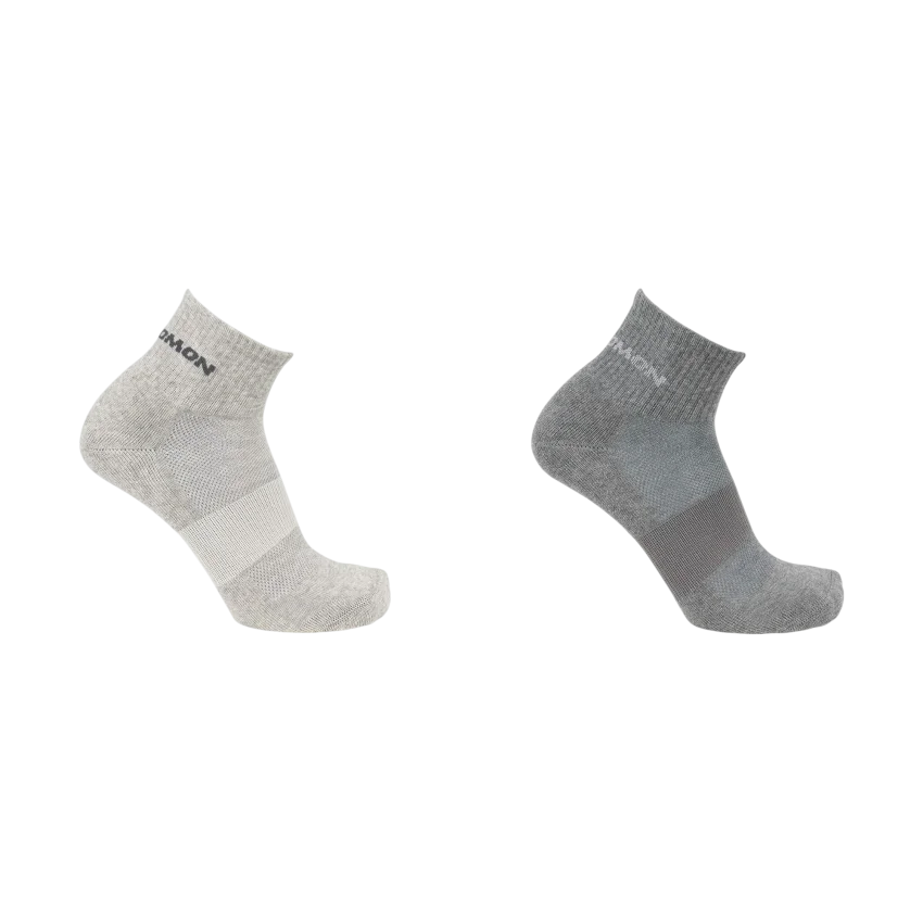 Salomon Evasion Ankle 2-Pack Gri Unisex Çorap - 1