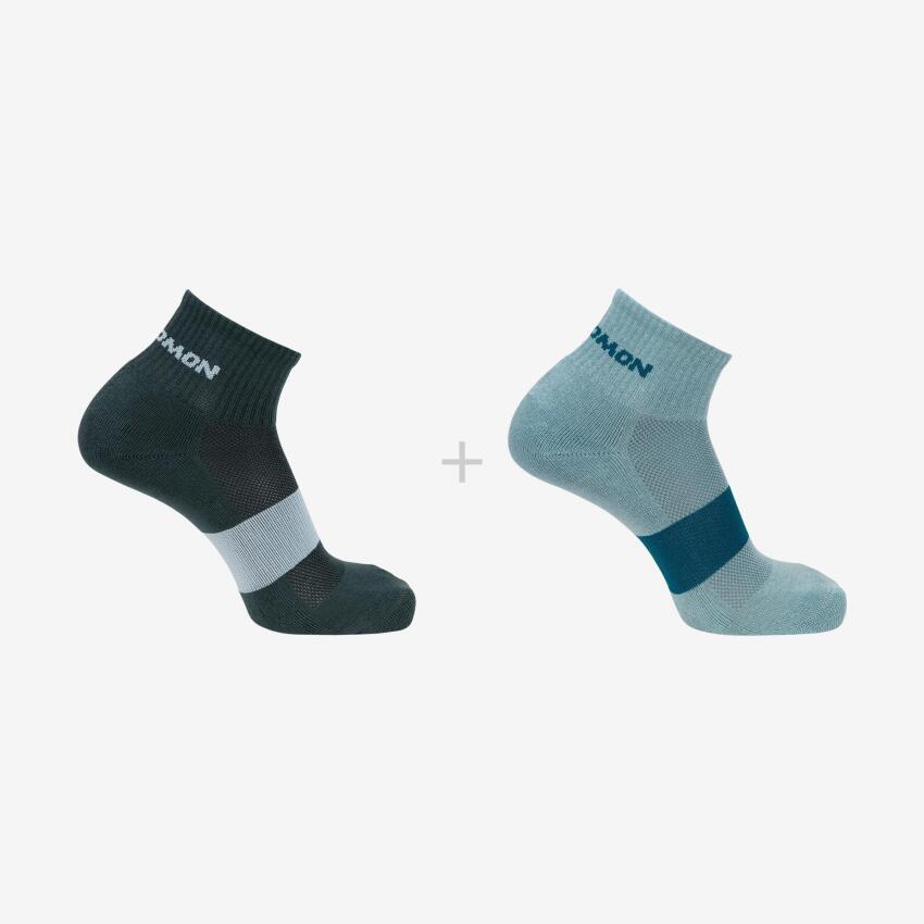Salomon EVASION ANKLE 2-PACK Mavi Unisex Çorap - 1