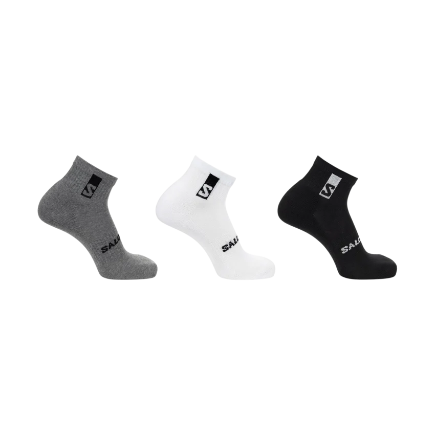 Salomon Everyday Aankle 3P Siyah Unisex Çorap - 1
