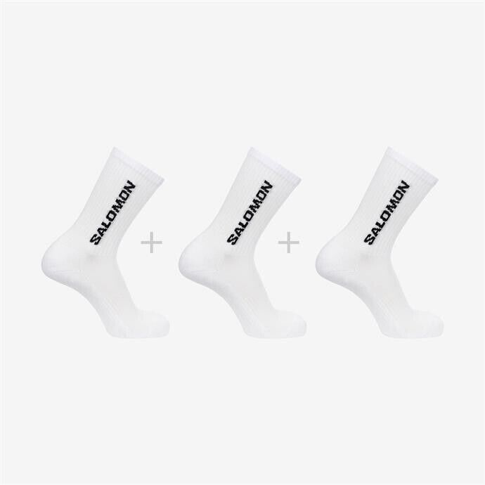 Salomon EVERYDAY CREW 3-PACK BEYAZ Unisex Çorap - 1