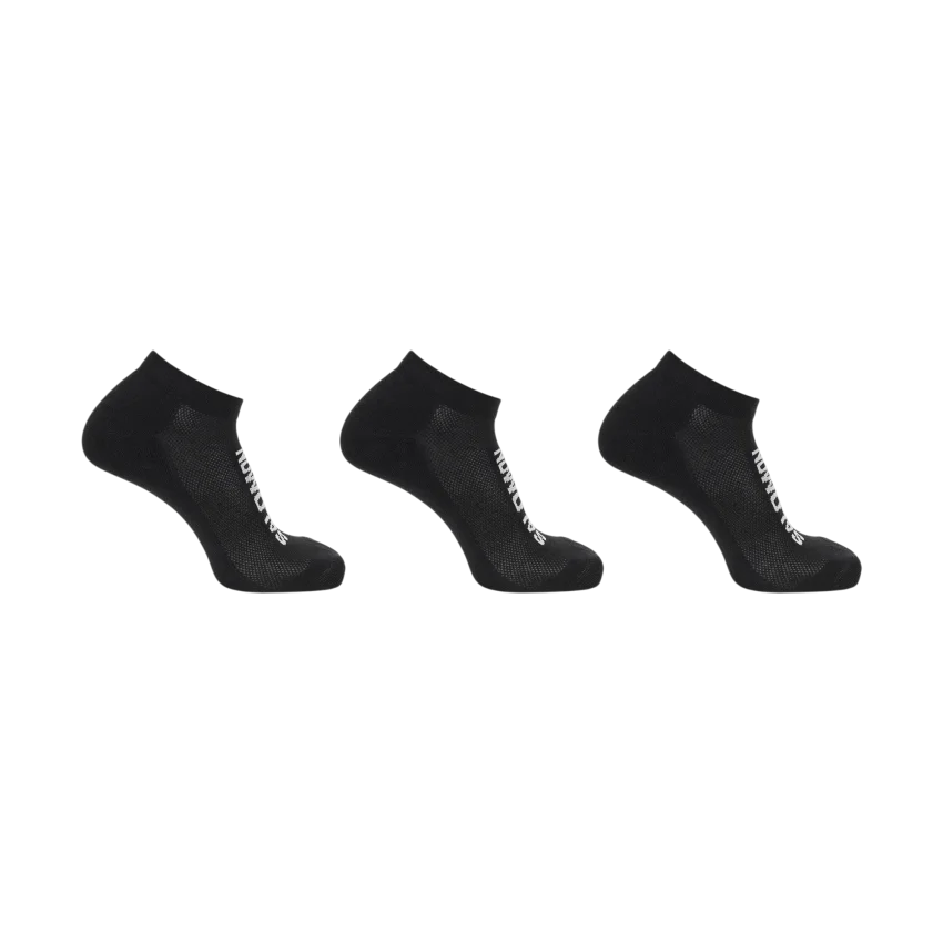 Salomon Everyday Low 3-Pack Siyah Unisex Çorap - 1