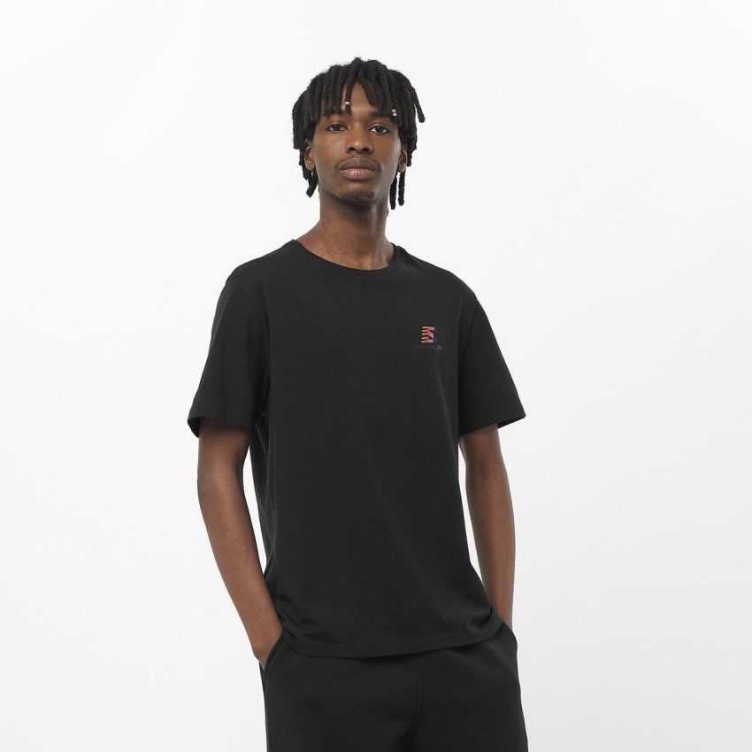 Salomon Furious Siyah Erkek Tshirt - 1