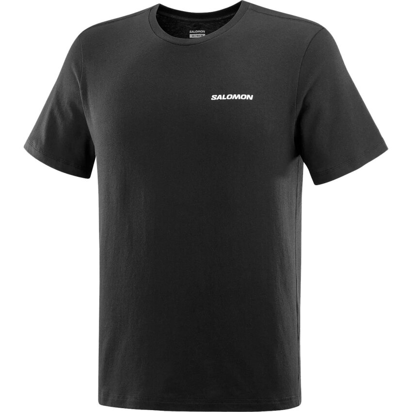 Salomon GRAPHIC PERF SS TEE M SİYAH Erkek Tshirt - 2