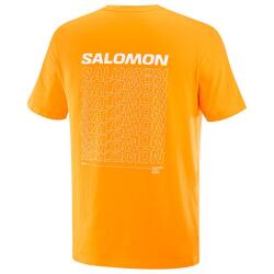 Salomon GRAPHIC PERF SS TEE M Turuncu Erkek Tshirt - 3