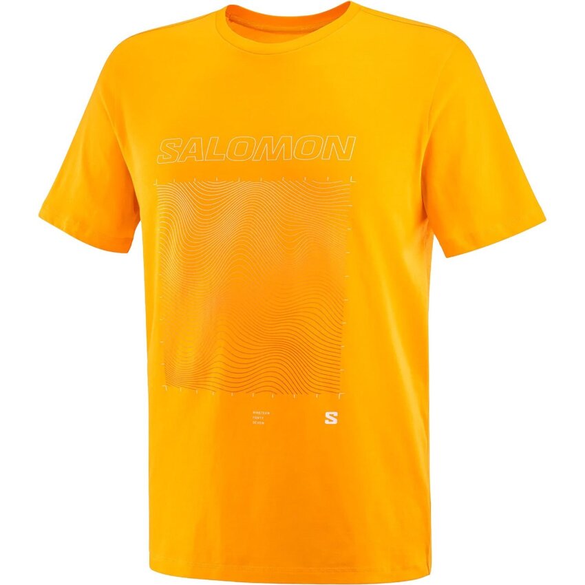 Salomon GRAPHIC SS TEE M Turuncu Erkek Tshirt - 1