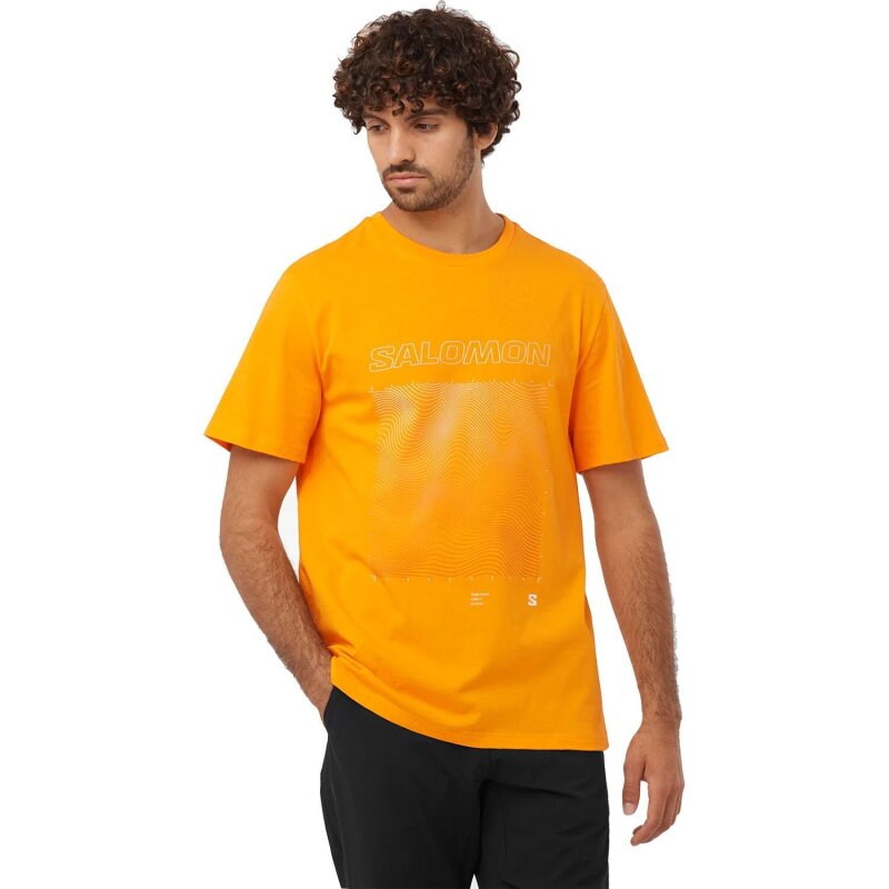 Salomon GRAPHIC SS TEE M Turuncu Erkek Tshirt - 2