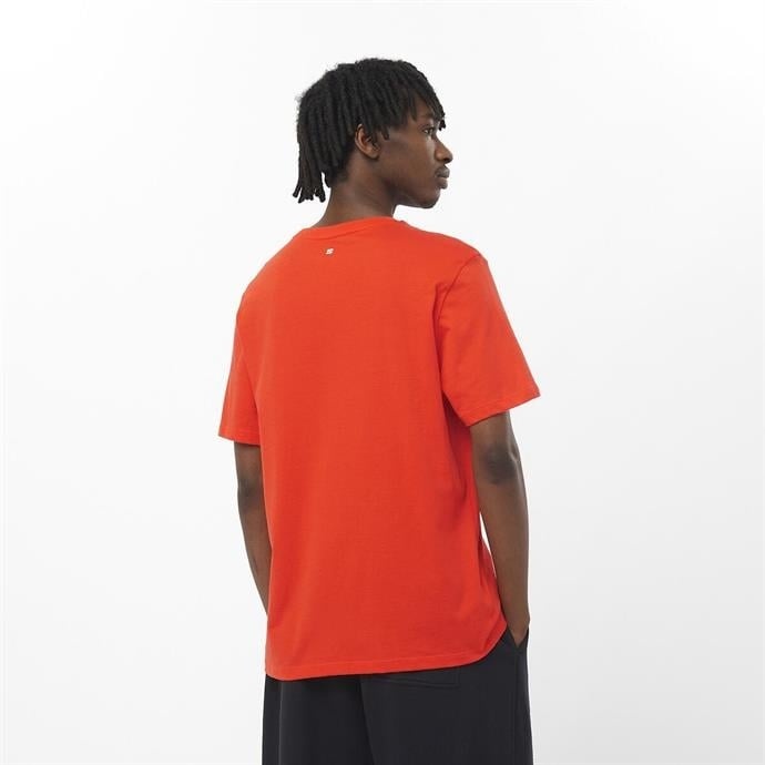 Salomon Logo Performance Kırmızı Erkek Tshirt - 2