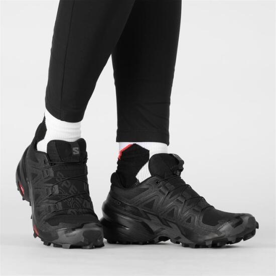 Salomon SPEEDCROSS 6 W SİYAH Kadın Koşu Ayakkabısı - 5
