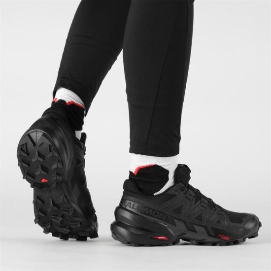 Salomon SPEEDCROSS 6 W SİYAH Kadın Koşu Ayakkabısı - 6