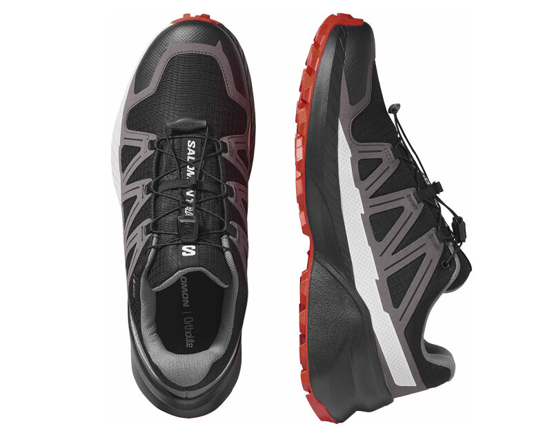 Salomon Speedcross Peak Gore-Tex Siyah Erkek Koşu Ayakkabısı - 4