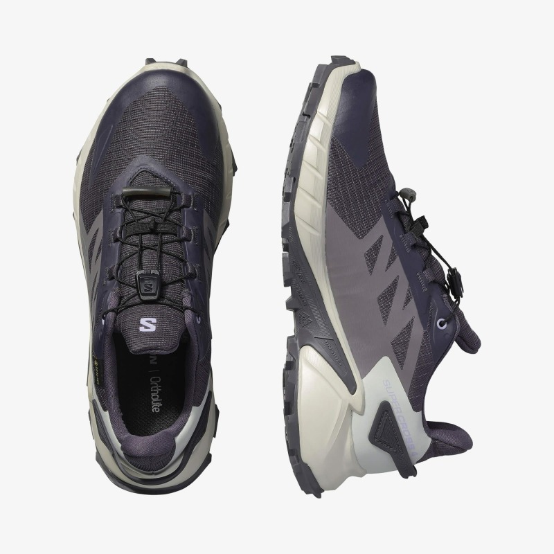 Salomon Supercross 4 Gore-Tex Antrasit Kadın Koşu Ayakkabısı - 3