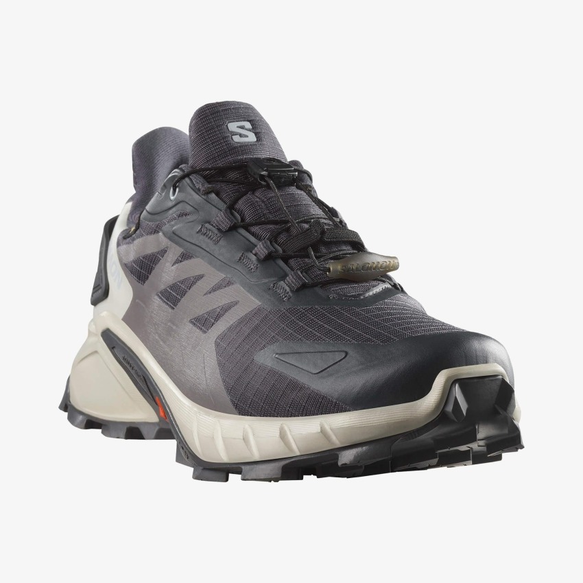 Salomon Supercross 4 Gore-Tex Antrasit Kadın Koşu Ayakkabısı - 4