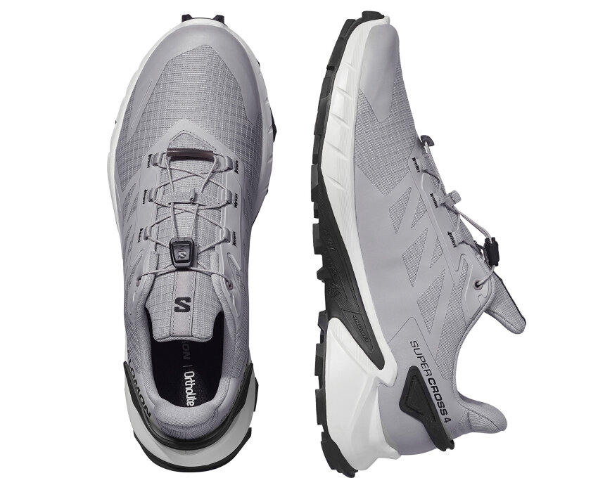Salomon Supercross 4 Gri Erkek Koşu Ayakkabısı - 4