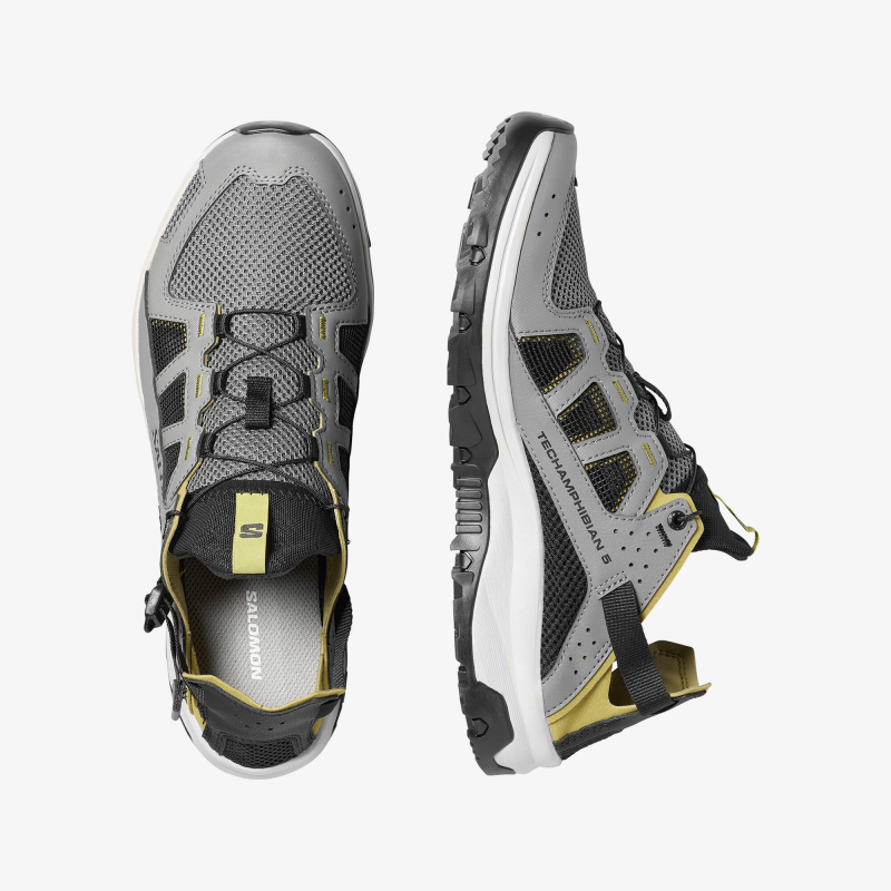 Salomon Techamphibian 5 Gri Erkek Outdoor Ayakkabı - 4