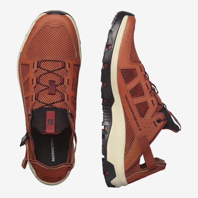 Salomon TECHAMPHIBIAN 5 Turuncu Erkek Outdoor Ayakkabı - 2