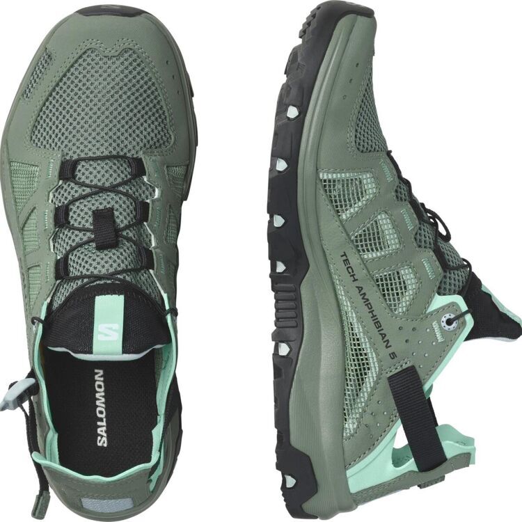 Salomon TECHAMPHIBIAN 5 W Yeşil Kadın Outdoor Ayakkabı - 6