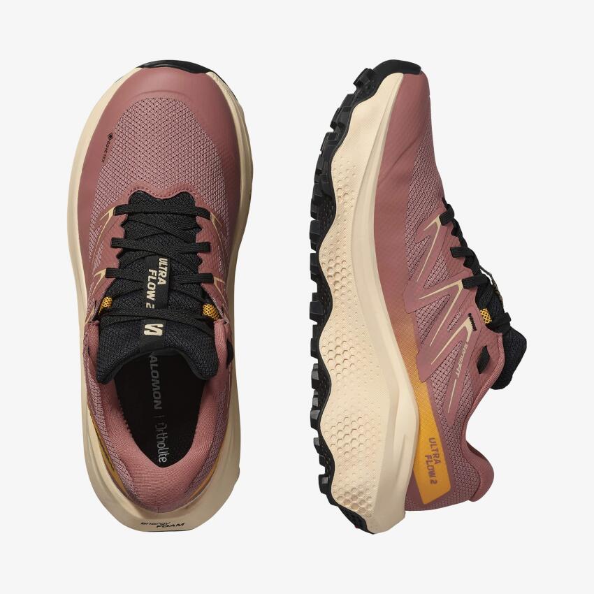 Salomon Ultra Flow 2 GTX Pembe Kadın Koşu Ayakkabısı - 2