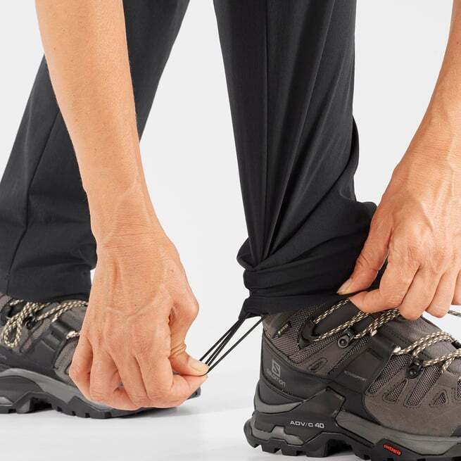 Salomon WAYFARER PANTS W SİYAH Kadın Pantolon - 4