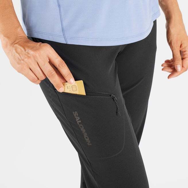 Salomon WAYFARER PANTS W SİYAH Kadın Pantolon - 3