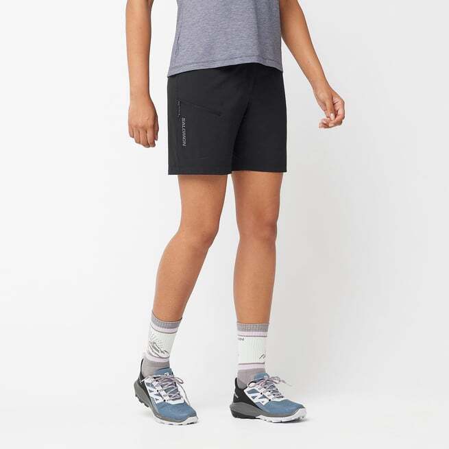Salomon WAYFARER SHORTS W SİYAH Kadın Şort - 1