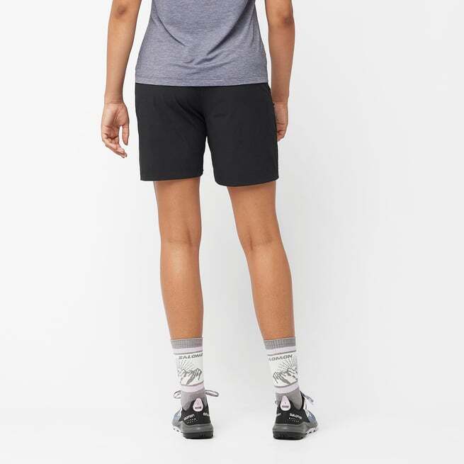 Salomon WAYFARER SHORTS W SİYAH Kadın Şort - 2