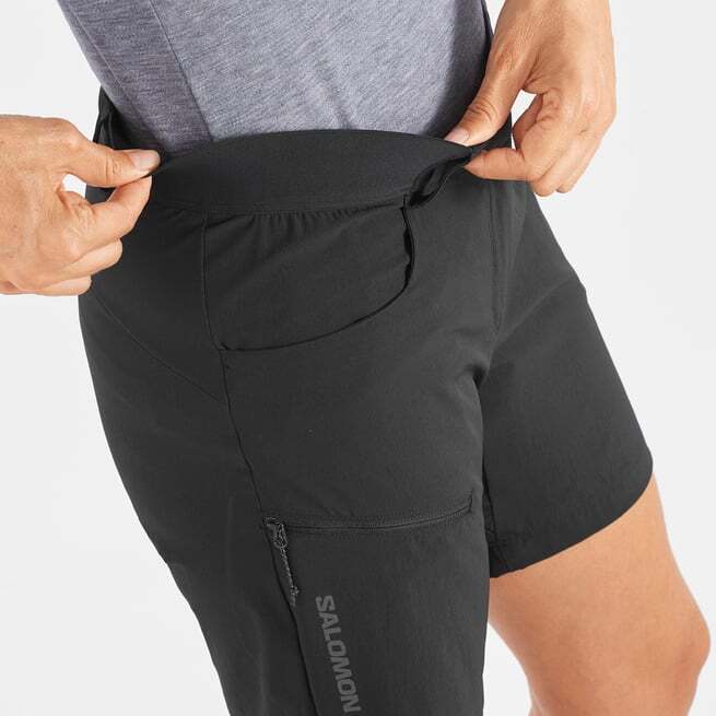 Salomon WAYFARER SHORTS W SİYAH Kadın Şort - 3