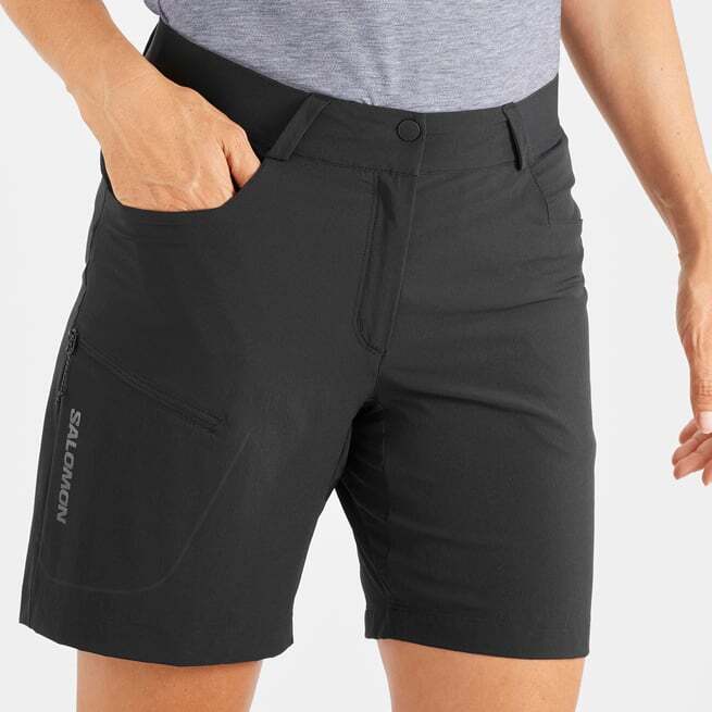 Salomon WAYFARER SHORTS W SİYAH Kadın Şort - 4