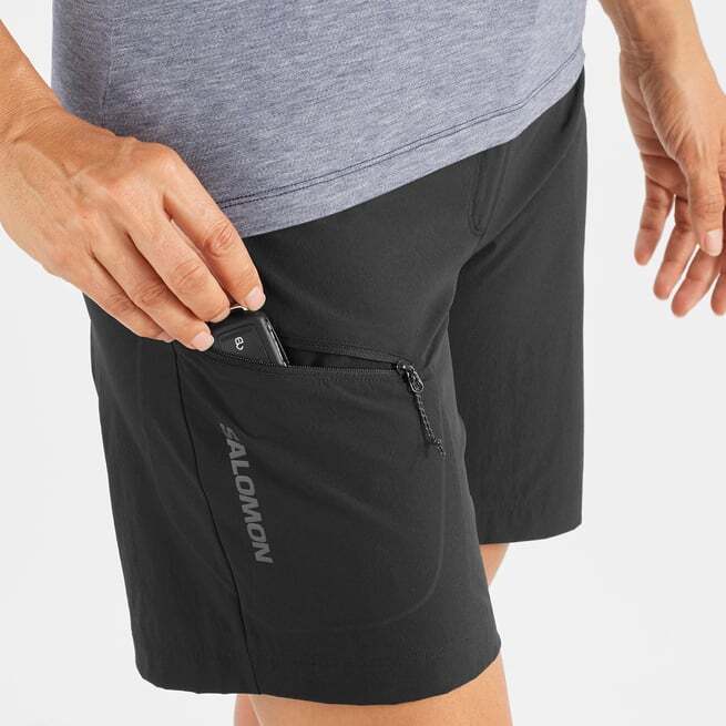Salomon WAYFARER SHORTS W SİYAH Kadın Şort - 5