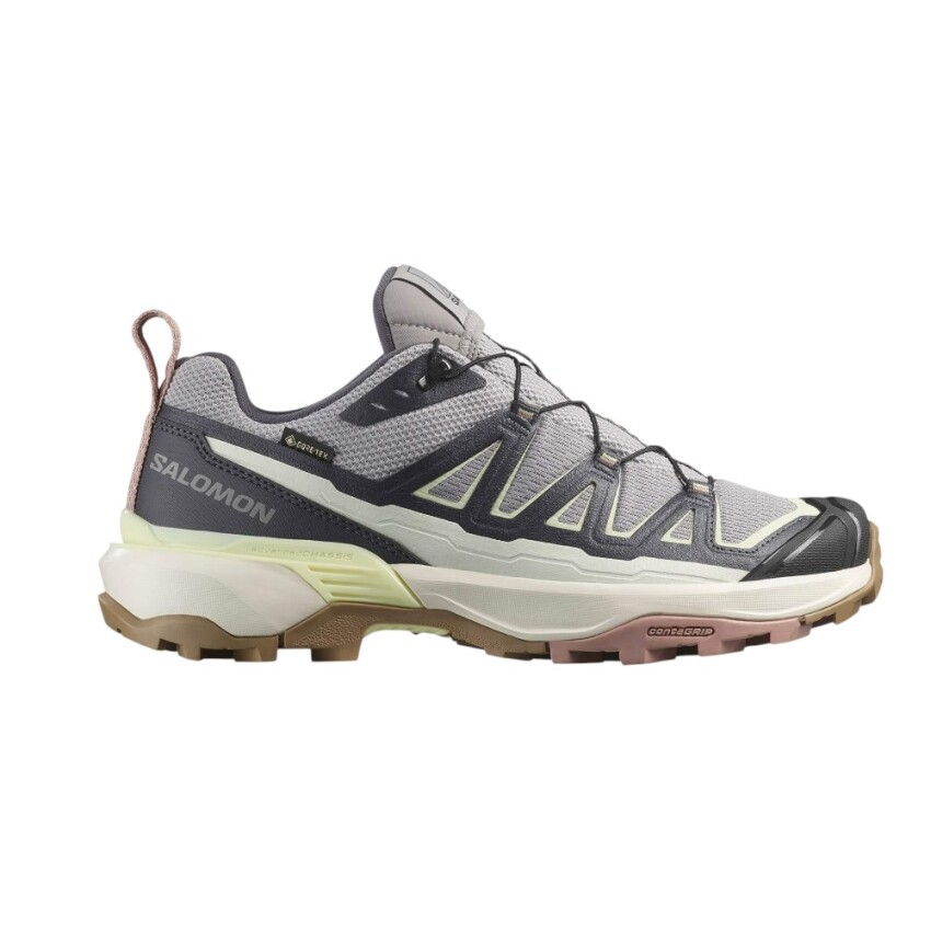 Salomon X Ultra 360 Edge Gore-Tex Gri Kadın Outdoor Ayakkabı - 1