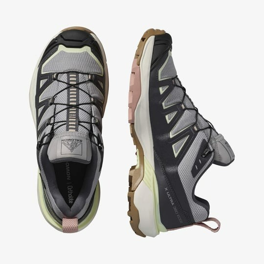 Salomon X Ultra 360 Edge Gore-Tex Gri Kadın Outdoor Ayakkabı - 3