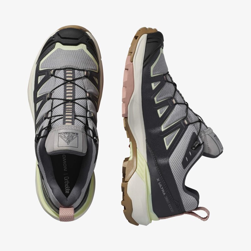 Salomon X Ultra 360 Edge Gore-Tex Gri Kadın Outdoor Ayakkabı - 3