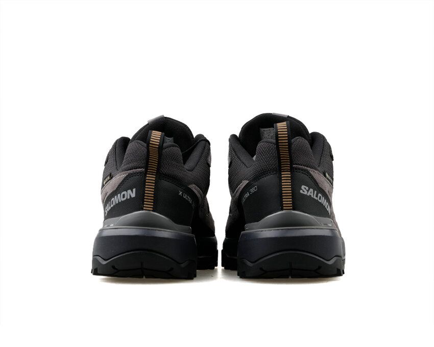 Salomon X Ultra 360 Leather Gore-Tex Gri Erkek Outdoor Ayakkabı - 4