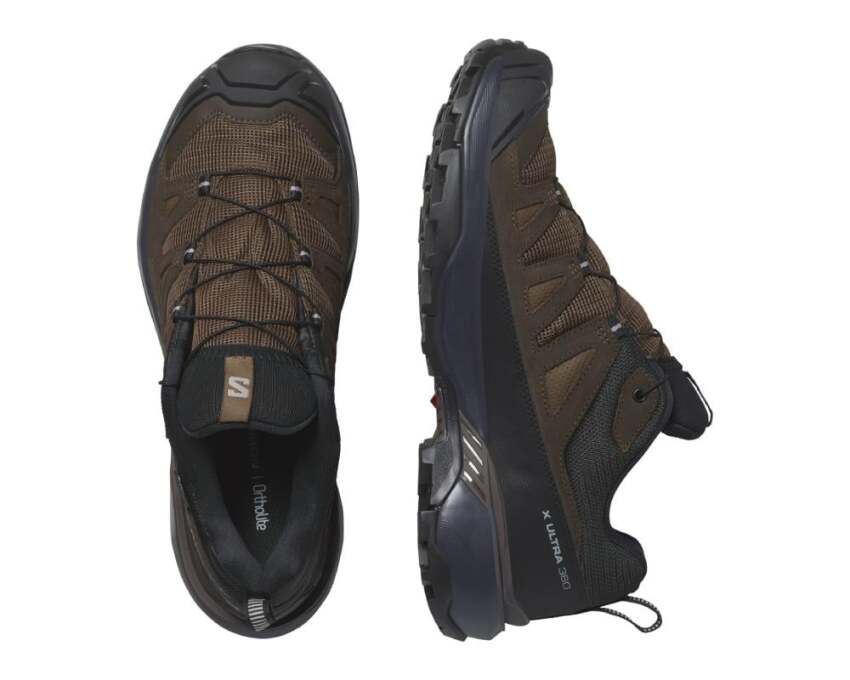 Salomon X Ultra 360 Leather Gore-Tex Kahverengi Erkek Outdoor Ayakkabı - 3