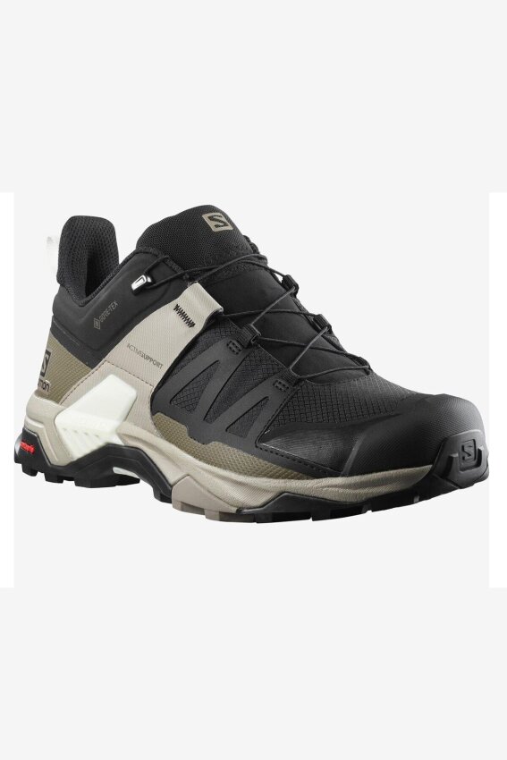 Salomon X ULTRA 4 GTX Siyah-Gri-Haki Erkek Spor Ayakkabı L41288100 - 4