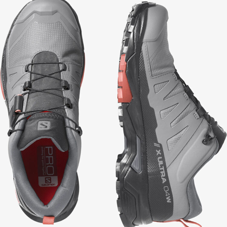 Salomon X ULTRA 4 GTX W Gri Kadın Outdoor Ayakkabı - 6