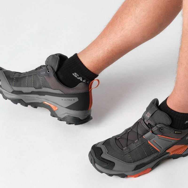 Salomon X Ultra 5 Gore-Tex Antrasit Erkek Outdoor Ayakkabı - 6