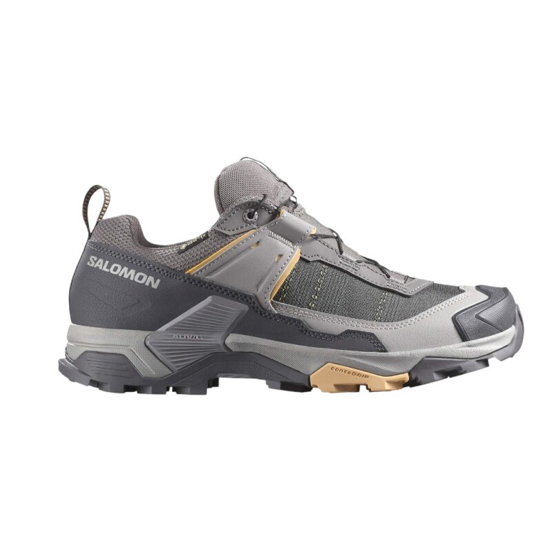 Salomon X Ultra 5 Gore-Tex Gri Kadın Outdoor Ayakkabı - Salomon