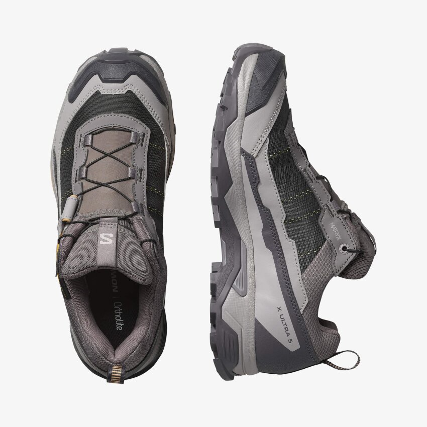 Salomon X Ultra 5 Gore-Tex Gri Kadın Outdoor Ayakkabı - 3