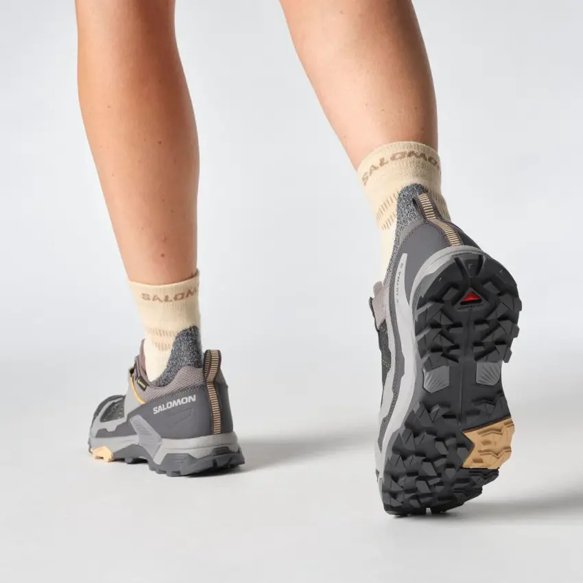 Salomon X Ultra 5 Gore-Tex Gri Kadın Outdoor Ayakkabı - 5