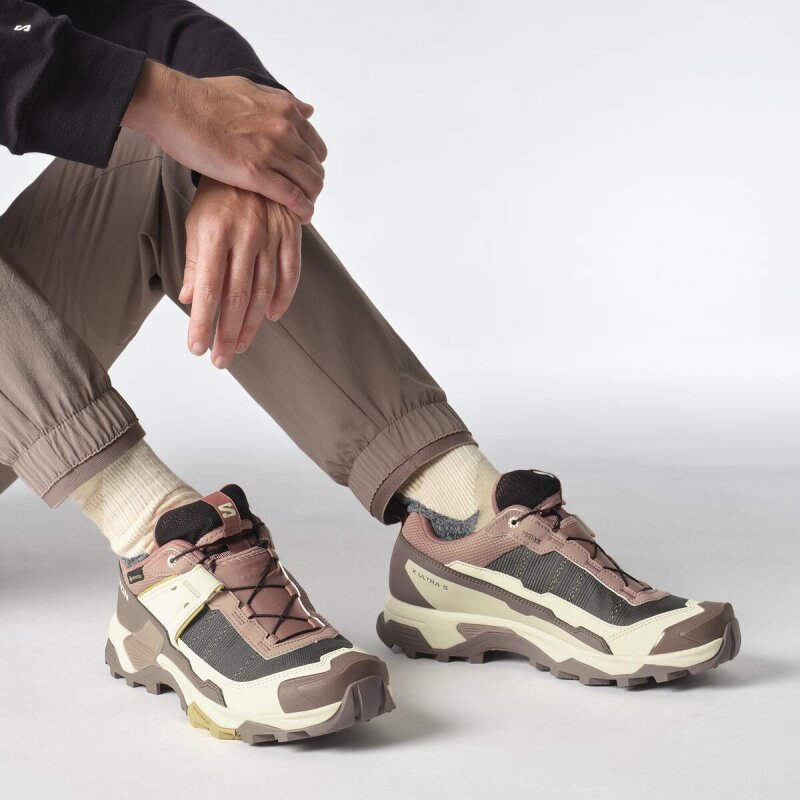 Salomon X Ultra 5 Gore-Tex Pembe Kadın Outdoor Ayakkabı - 6