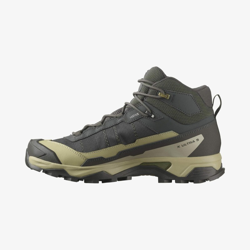 Salomon X Ultra 5 Mid Gore-Tex Haki Erkek Bot - 2