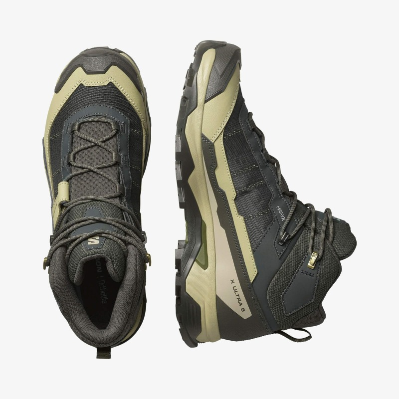 Salomon X Ultra 5 Mid Gore-Tex Haki Erkek Bot - 3