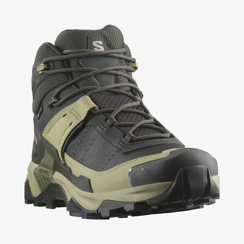 Salomon X Ultra 5 Mid Gore-Tex Haki Erkek Bot - 4