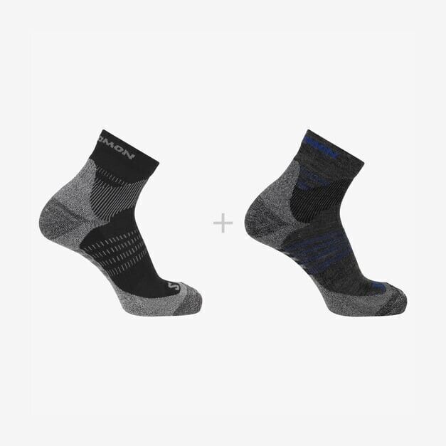 Salomon X ULTRA ACCESS QUARTER 2 Antrasit Unisex Çorap - Salomon