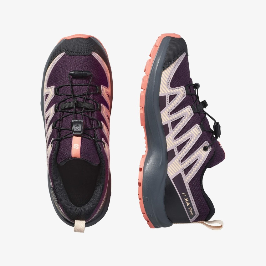Salomon XA Pro V8 Waterproof Mor Çocuk Outdoor Ayakkabı - 3