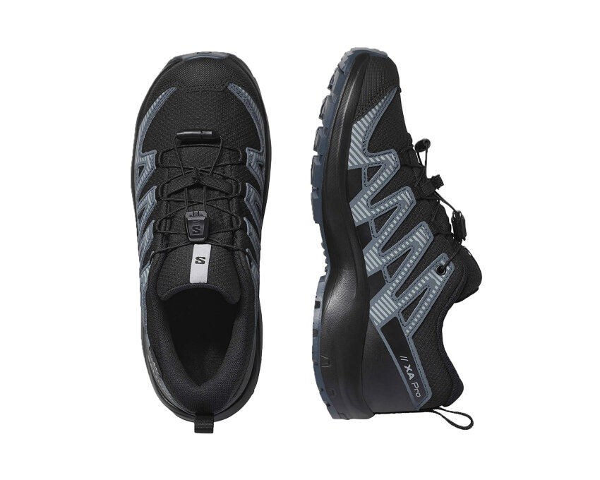 Salomon XA Pro V8 Waterproof Siyah Çocuk Outdoor Ayakkabı - 4