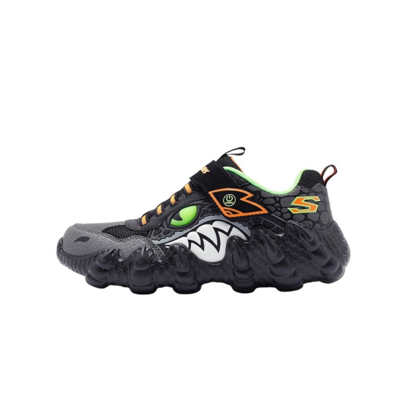 Skechers Skech-o-Saurus Lights - Rapid-Dino Siyah Çocuk Günlük Ayakkabı - Skechers