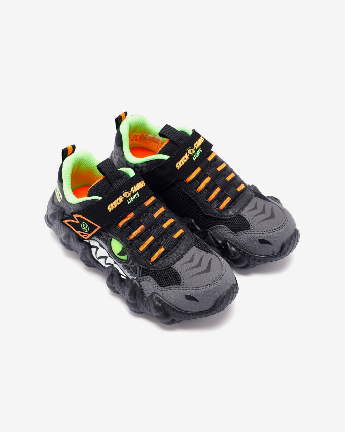 Skechers SKECH-O-SAURUS LİGHTS - RAPİD-DİNO SİYAH Çocuk Günlük Ayakkabı - 3